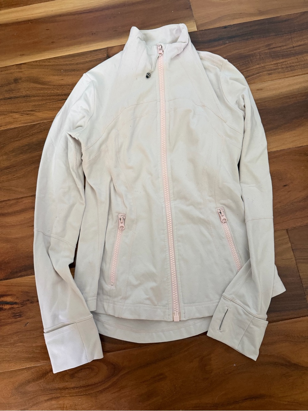 Lululemon align baby pink zip up